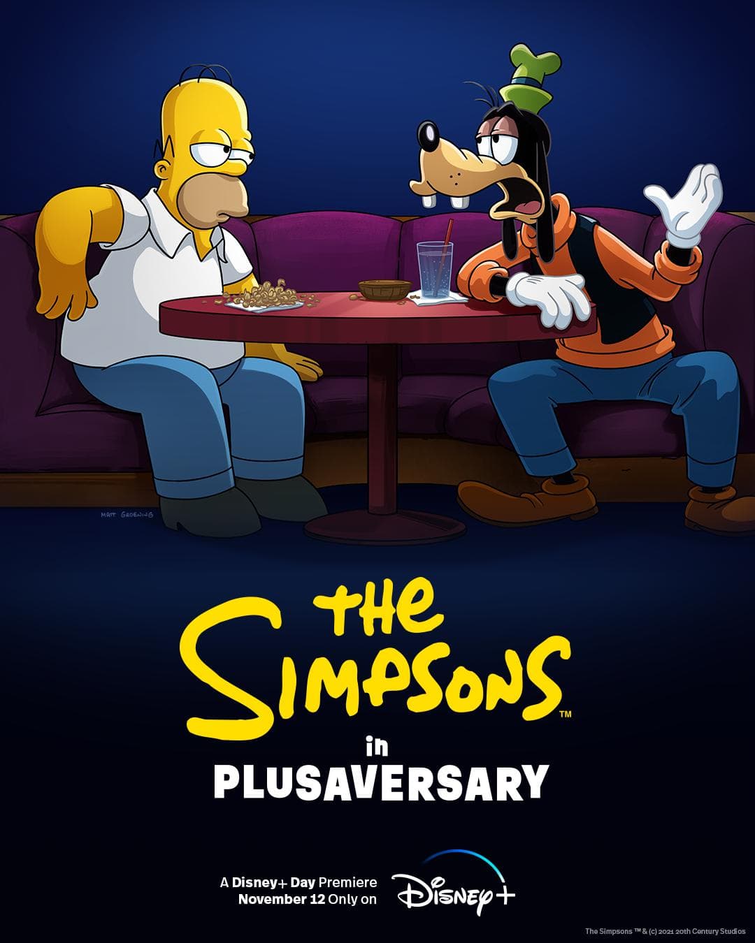 The Simpsons in Plusaversary_poster
