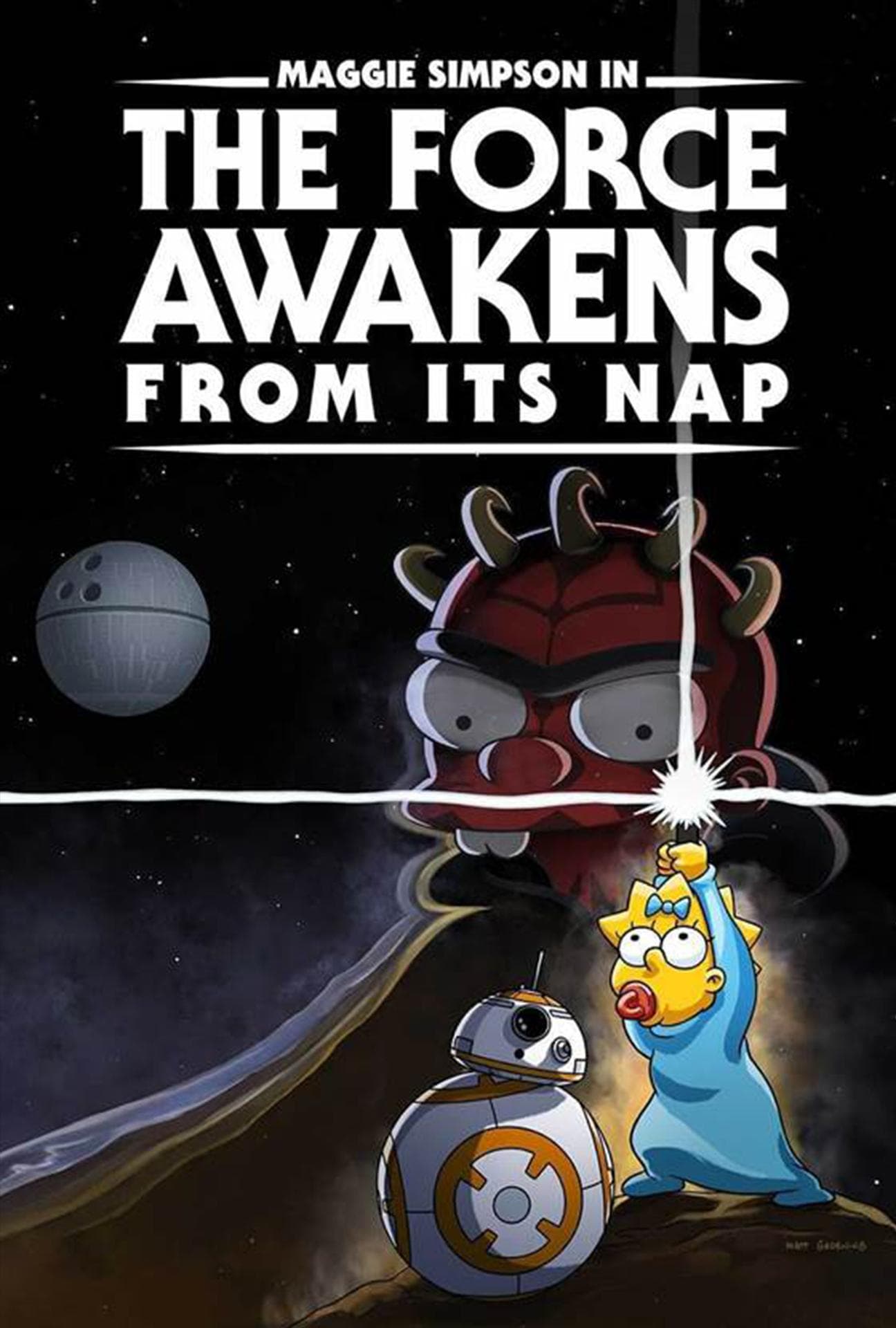 Maggie Simpson in ‘The Force Awakens from Its Nap’_poster